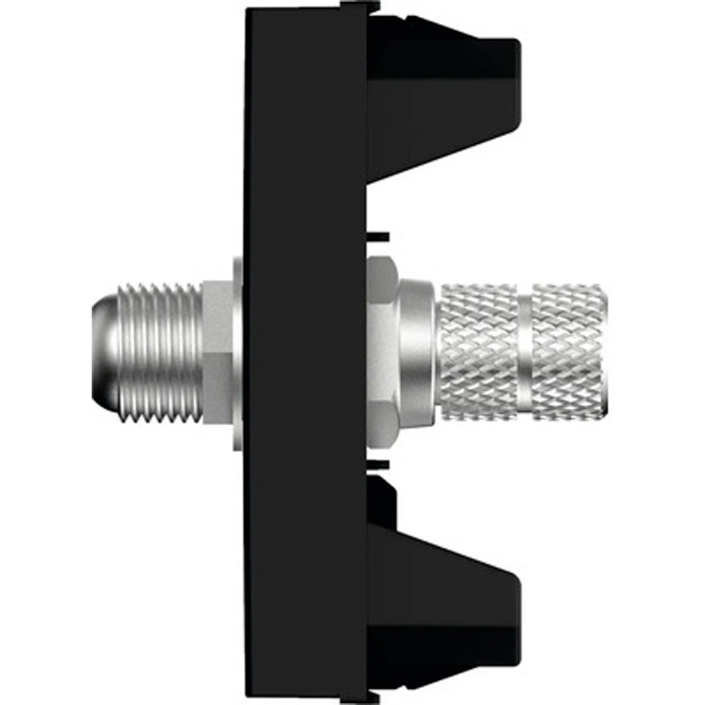 Priza TV HIMEL, interior, IP20, 1 modul, negru