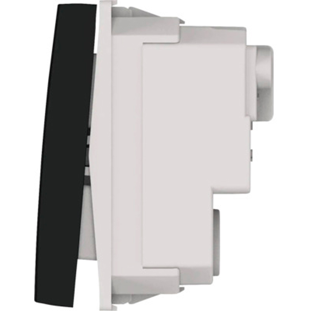 Intrerupator cu revenire HIMEL, incastrat, 10A, 1 modul, negru