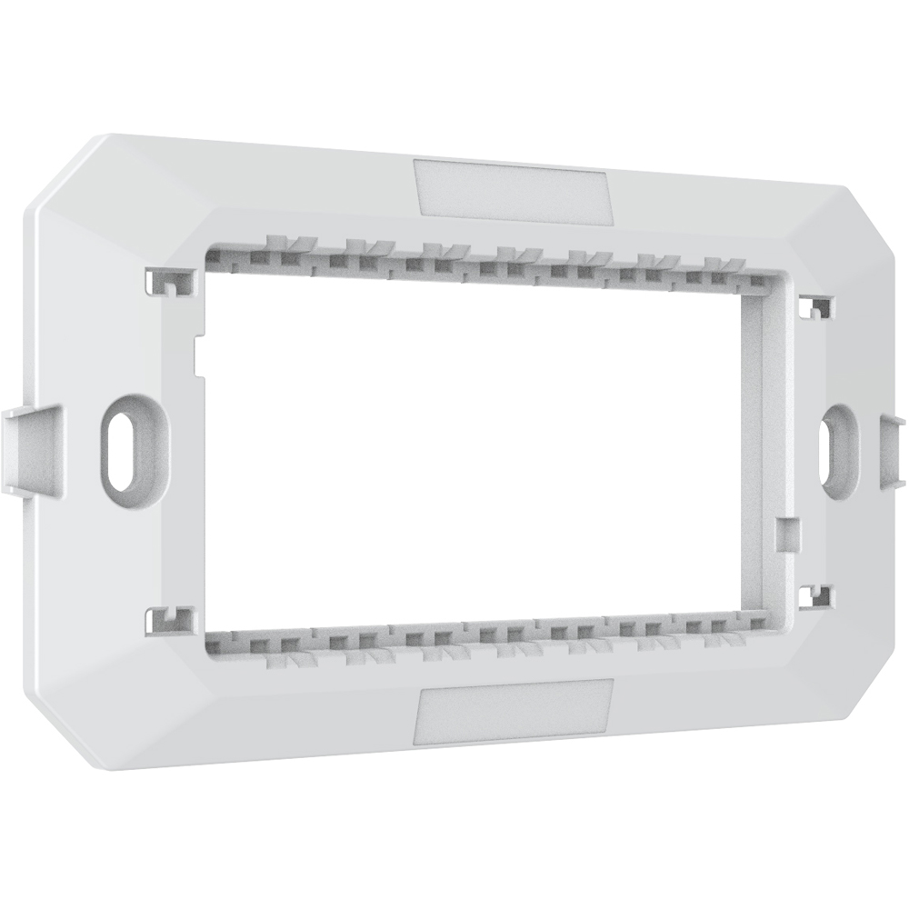 Suport fixare HIMEL Flexo, 4 module, 137 x 10 x 72.5mm, alb