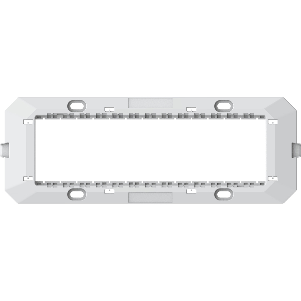 Suport fixare HIMEL Flexo, 7 module, 204.7 x 10 x 72.5mm, alb