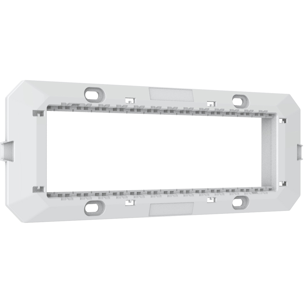 Suport fixare HIMEL Flexo, 7 module, 204.7 x 10 x 72.5mm, alb
