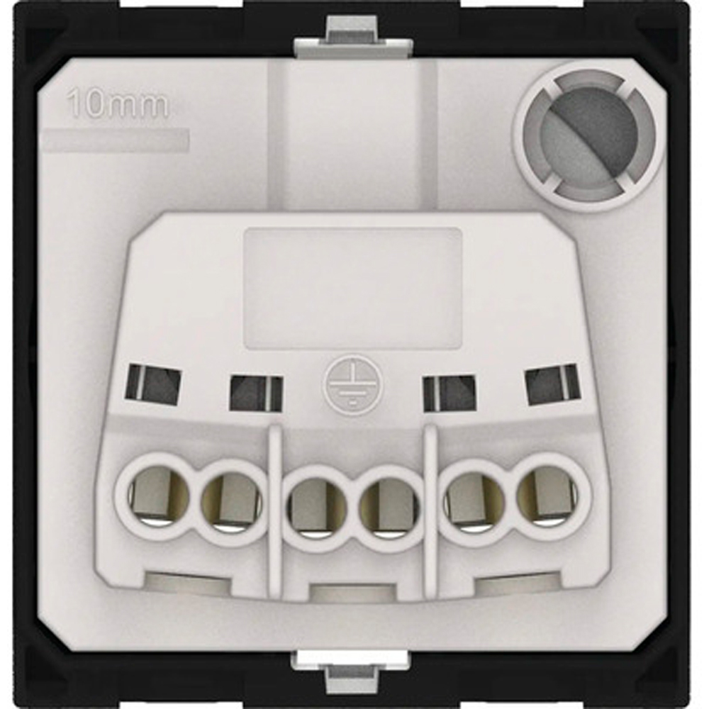 Priza HIMEL, interior, IP20, 16A, 1 modul, negru