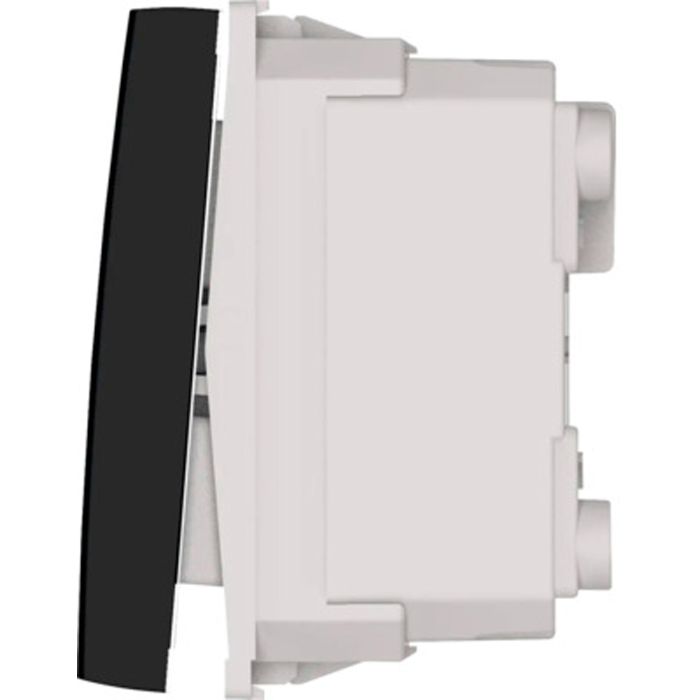 Intrerupator cap-scara HIMEL, incastrat, 16A, 1 modul, negru
