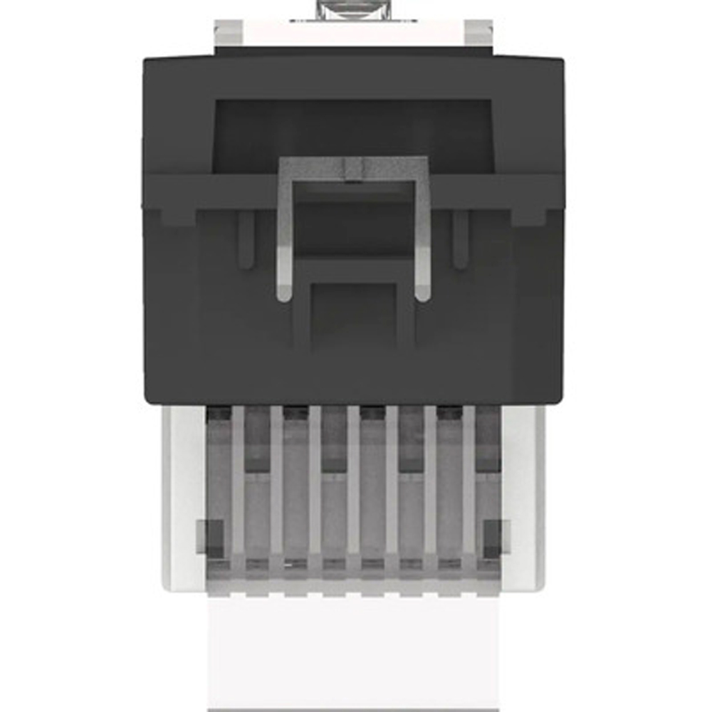 Priza telefon HIMEL, interior, IP20, 1 modul, negru