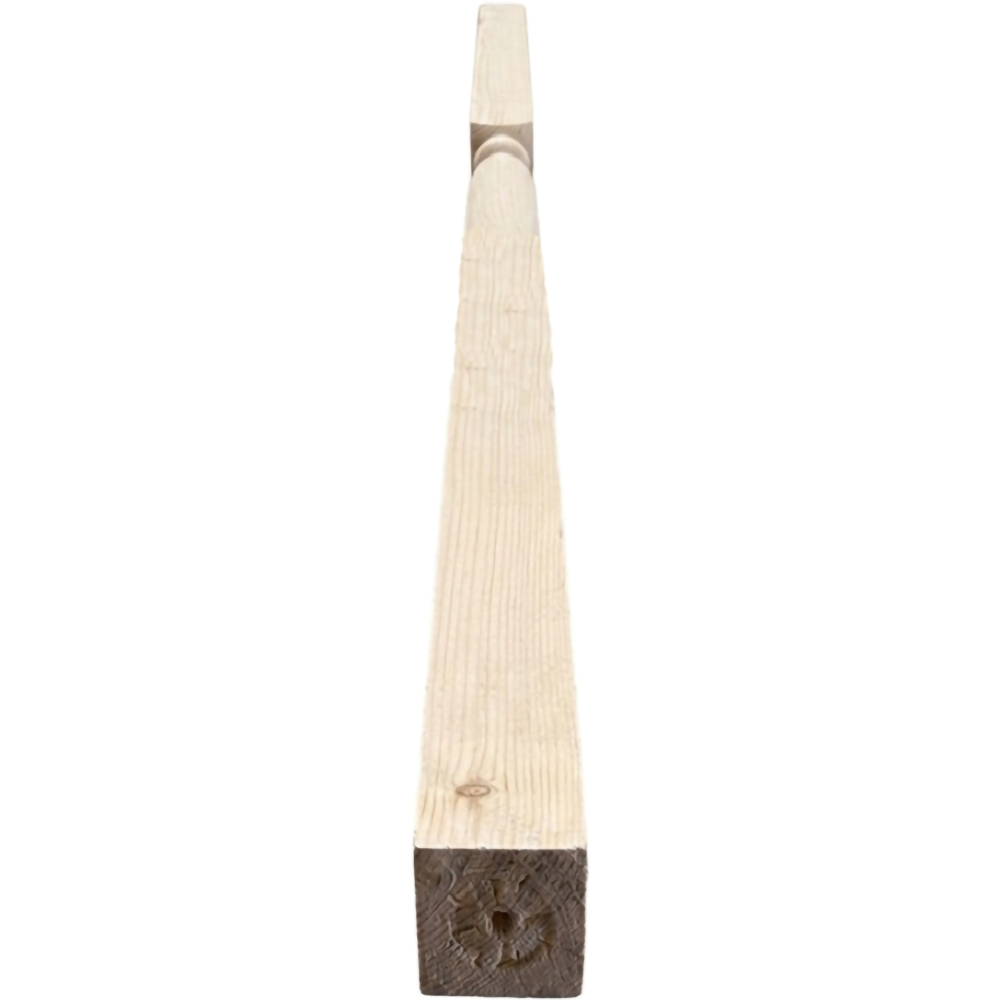 Balustru cap strunjit, brad, 750 x 43 x 43 mm, natur