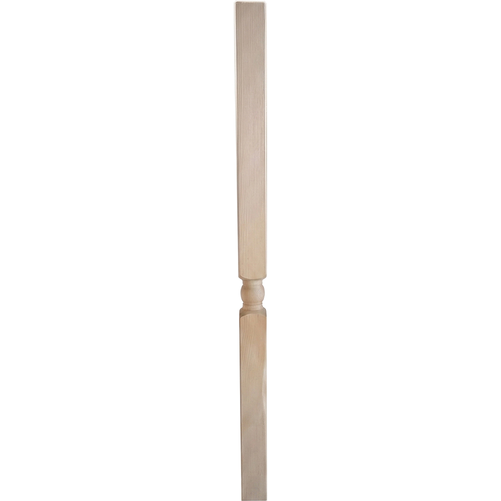 Balustru cap strunjit, brad, 920 x 43 x 43 mm, natur