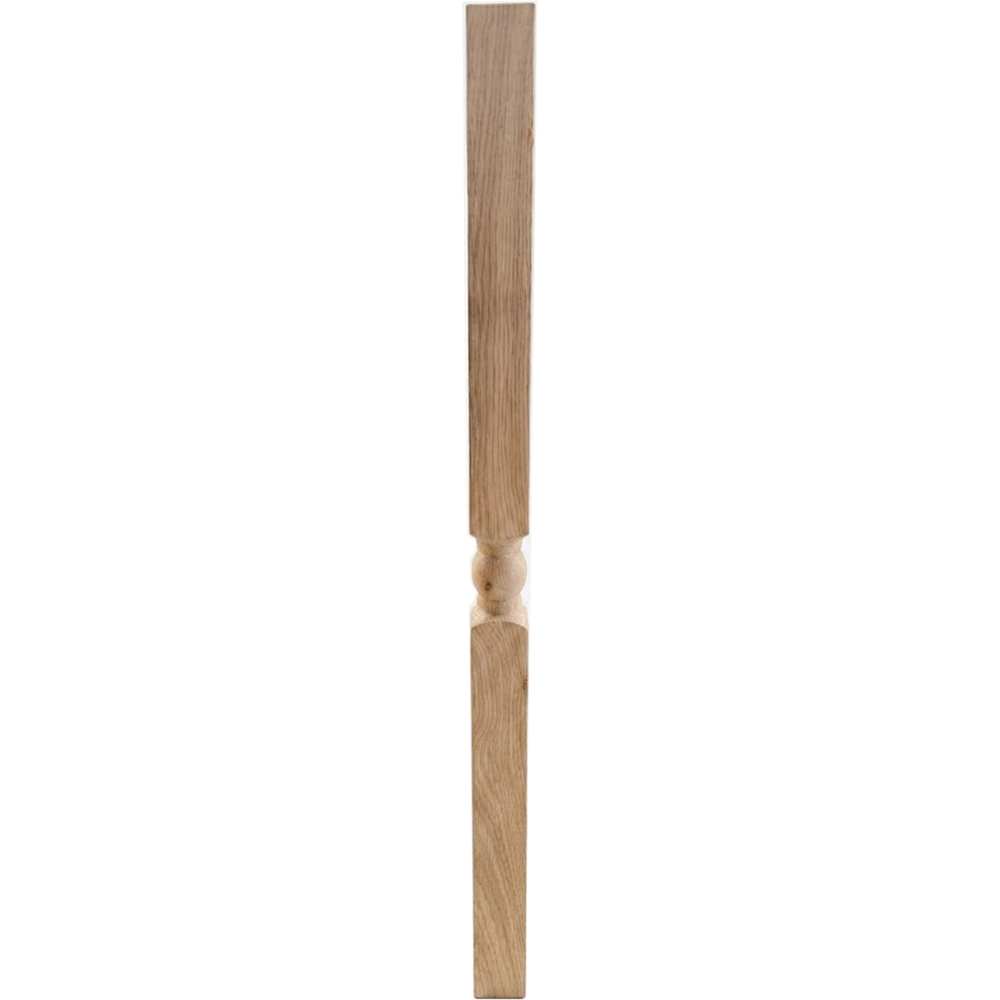 Balustru strunjit, stejar, 750 x 43 x 43 mm, natur