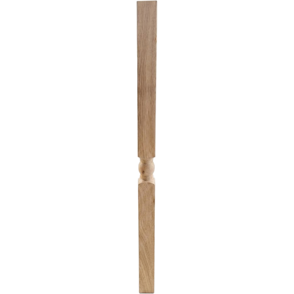Balustru strunjit, stejar, 920 x 43 x 43 mm, natur