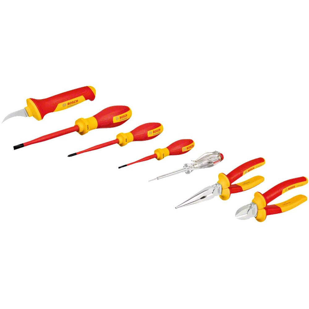 Set mixt BOSCH VDE, otel, 7 bucati