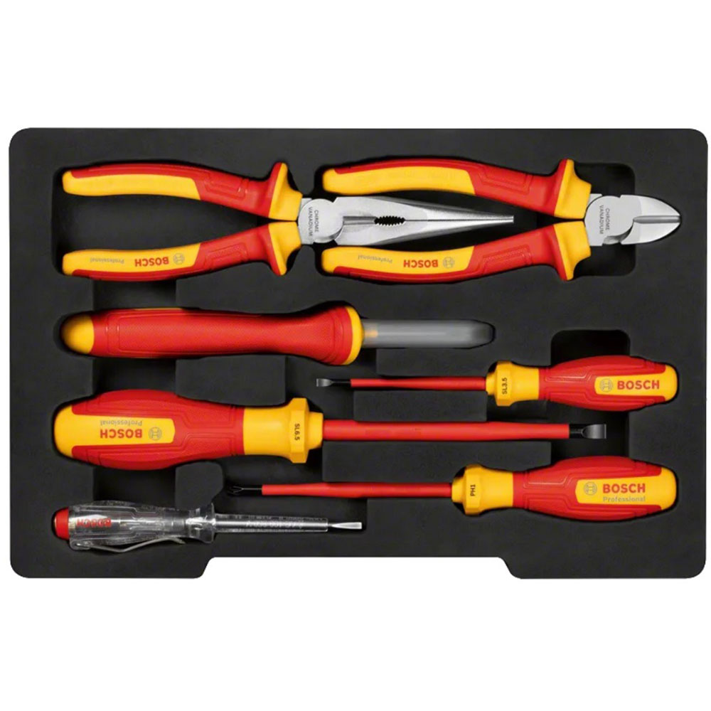Set mixt BOSCH VDE, otel, 7 bucati