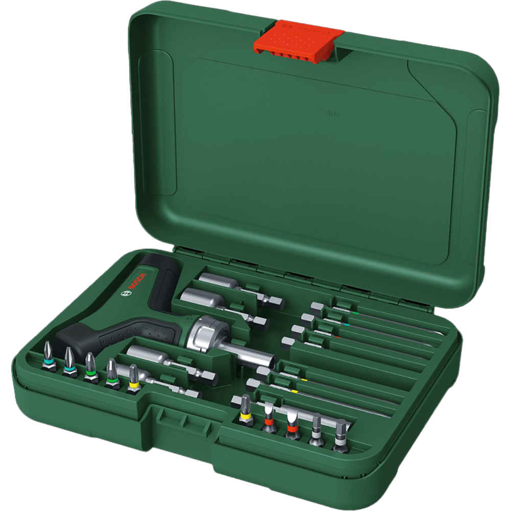 Set capete insurubare si chei tubulare BOSCH 1600A02Z9T, maner T