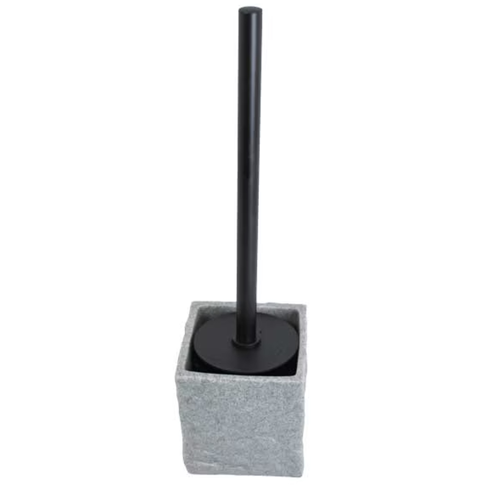 Set perie toaleta FRANDIS 196667, aspect piatra, gri