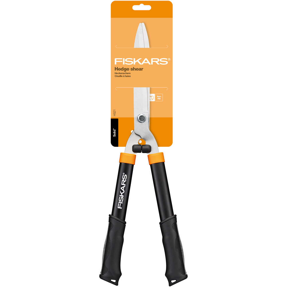 Foarfeca de gradina FISKARS HS21, otel, 58.5 cm, argintiu-negru