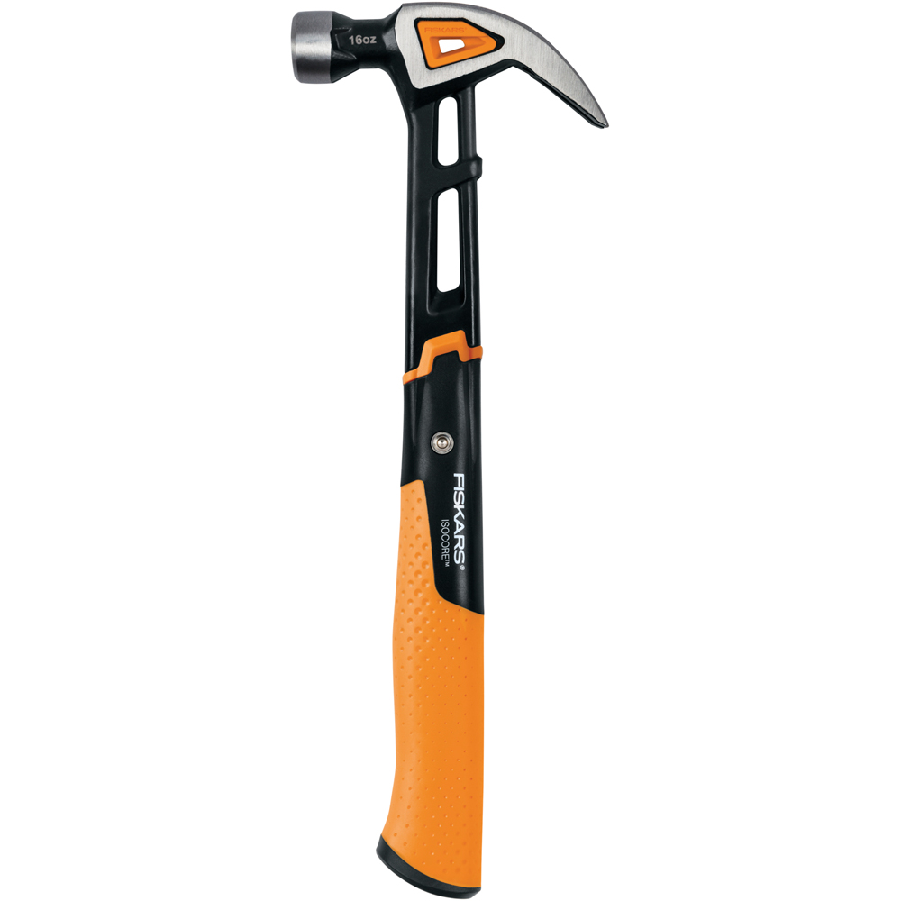 Ciocan curbat FISKARS IsoCore, marimea M, otel, portocaliu