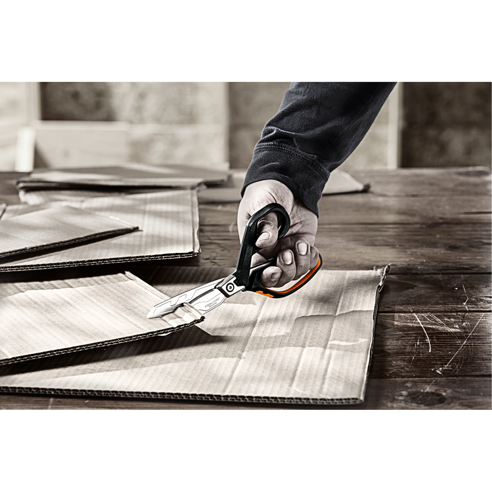 Foarfeca FISKARS PowerArc, 21cm, otel inoxidabil, negru