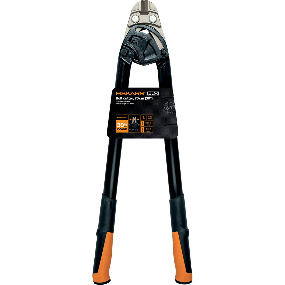 Foarfeca fier-beton FISKARS PowerGear, 76cm, otel, negru