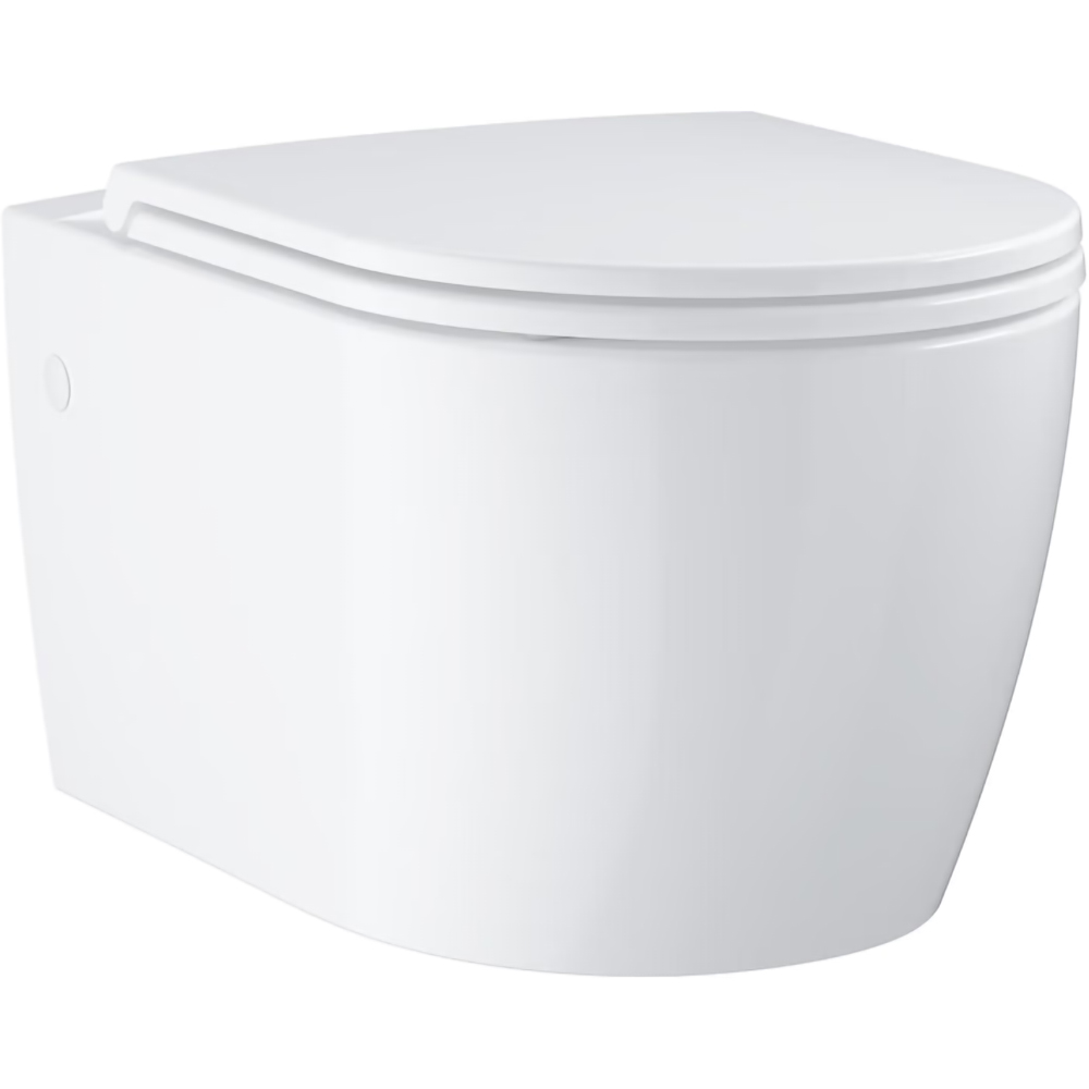 Vas WC suspendat GROHE Start Round 103848SH00, ceramica, 36.4 x 54.3 x 41 cm, capac SoftClose, alb