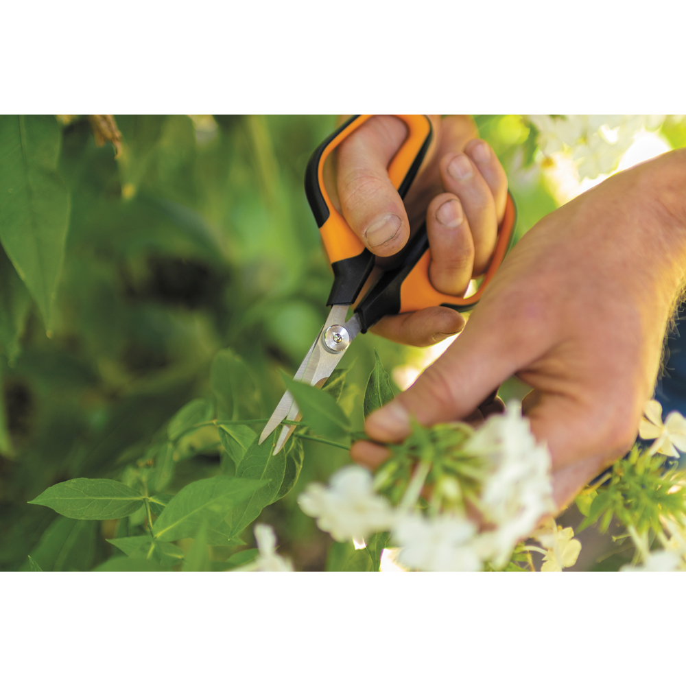 Foarfeca micro-tip FISKARS SP15 Solid, otel inoxidabil, negru
