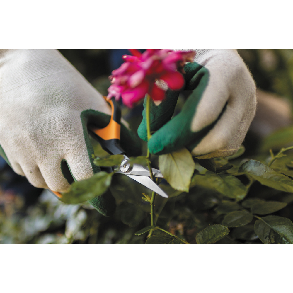 Foarfeca micro-tip FISKARS SP15 Solid, otel inoxidabil, negru