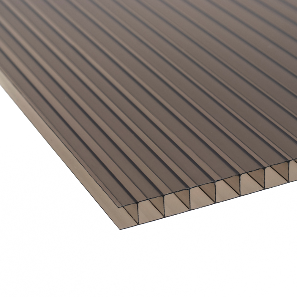 Policarbonat celular Carboplak, 6 x 2.1 m, 10 mm, bronz