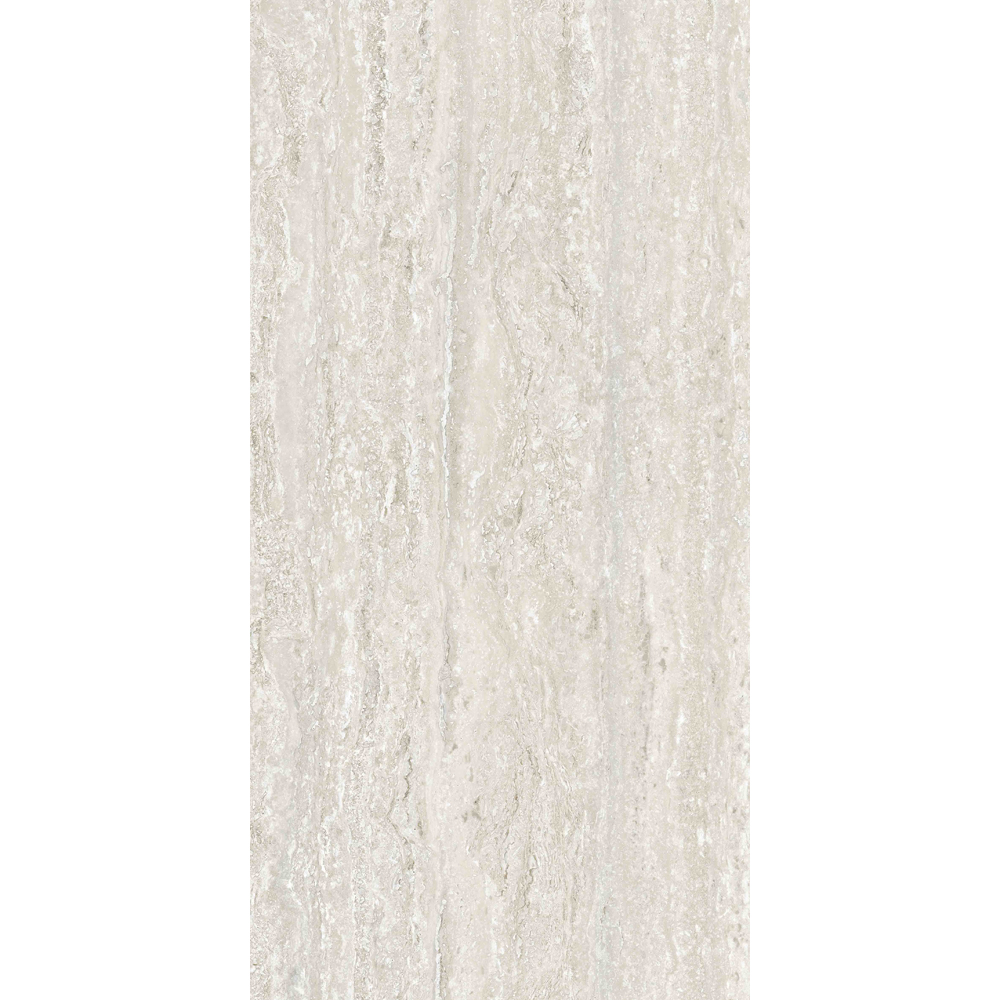 Gresie interior/exterior Travertin, gri deschis, portelanata, 60 x 120 cm, 1.44 mp/cutie, PEI 4