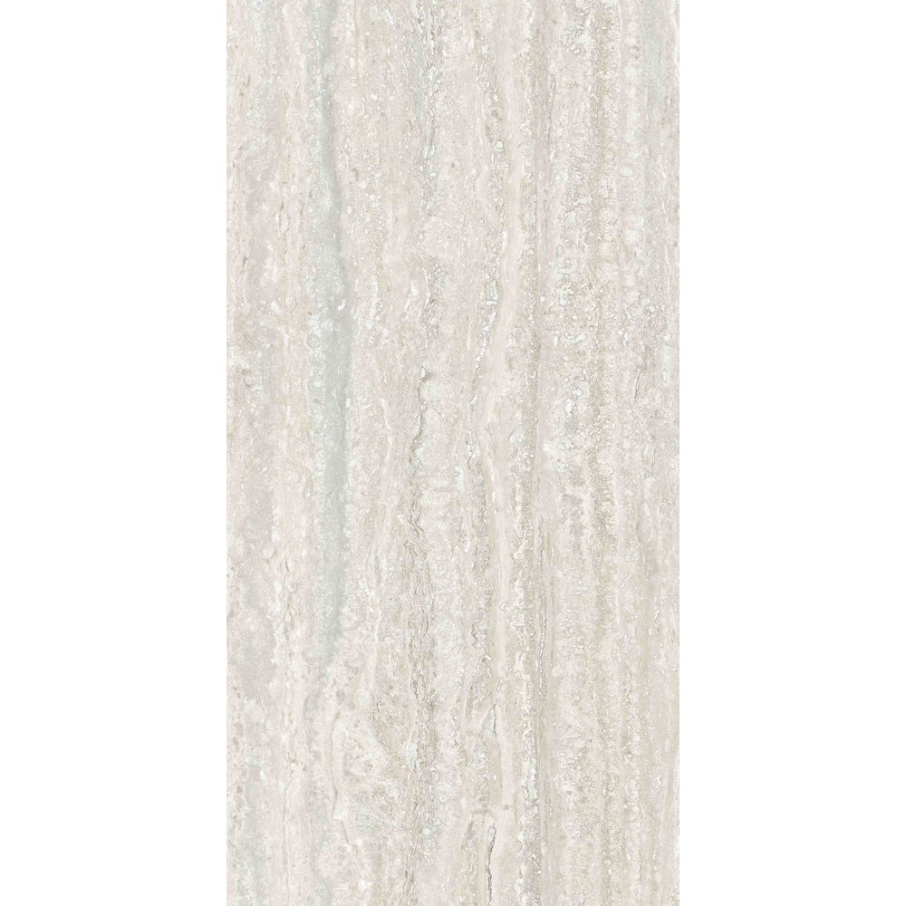 Gresie interior/exterior Travertin, gri deschis, portelanata, 60 x 120 cm, 1.44 mp/cutie, PEI 4