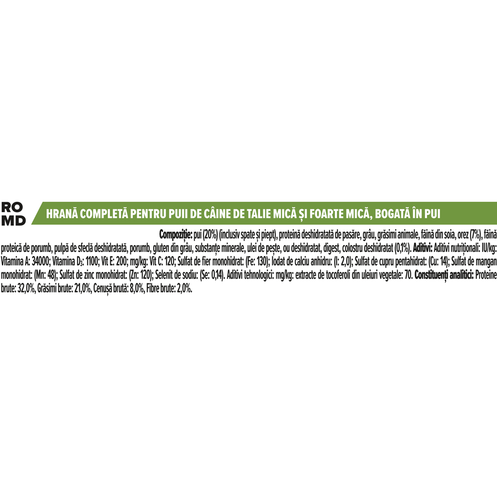 Hrana uscata pentru caini PURINA PRO PLAN Healthy Start, Junior, Pui, 3 kg