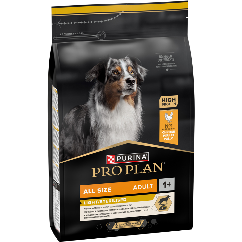Hrana uscata pentru caini PURINA PRO PLAN Sterilised, Adult, Pui, 3 kg kg