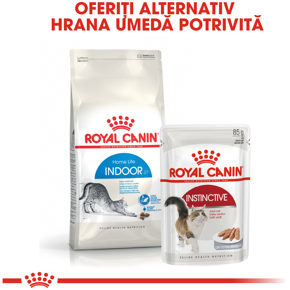 Hrana uscata pentru pisici ROYAL CANIN FHN Indoor, Adult, Pasare, 400 g