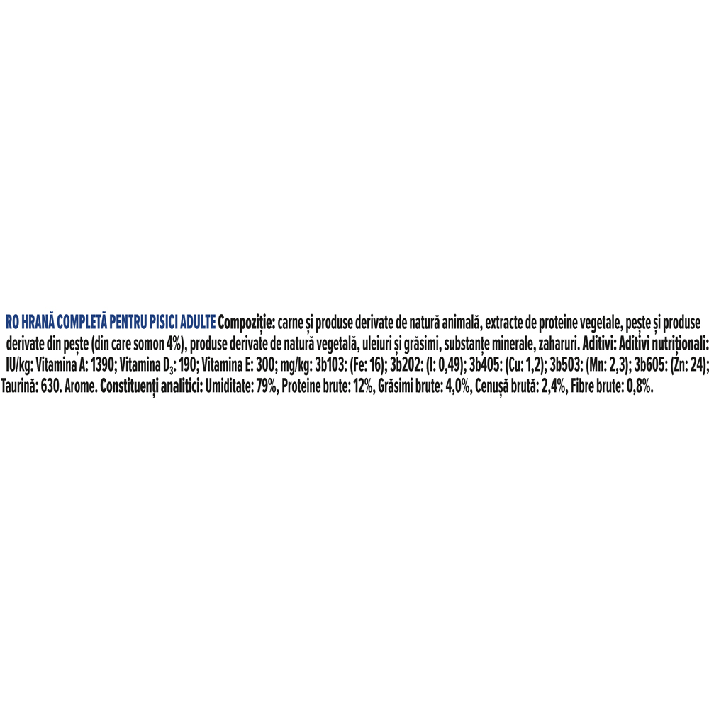 Hrana umeda pentru pisici PURINA PRO PLAN Indoor, Adult, Somon in sos, 85 g