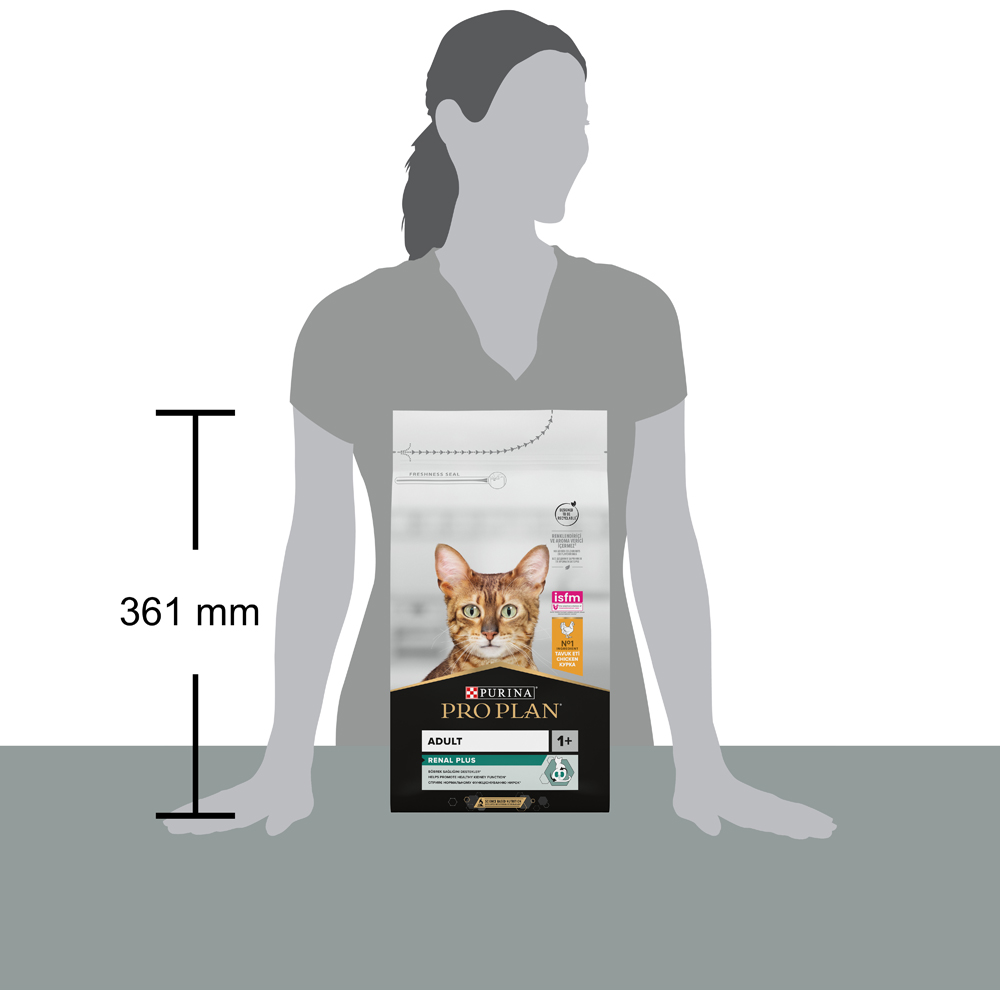 Hrana uscata pentru pisici PURINA PRO PLAN Renal Plus, Adult, Pui, 1.5 kg