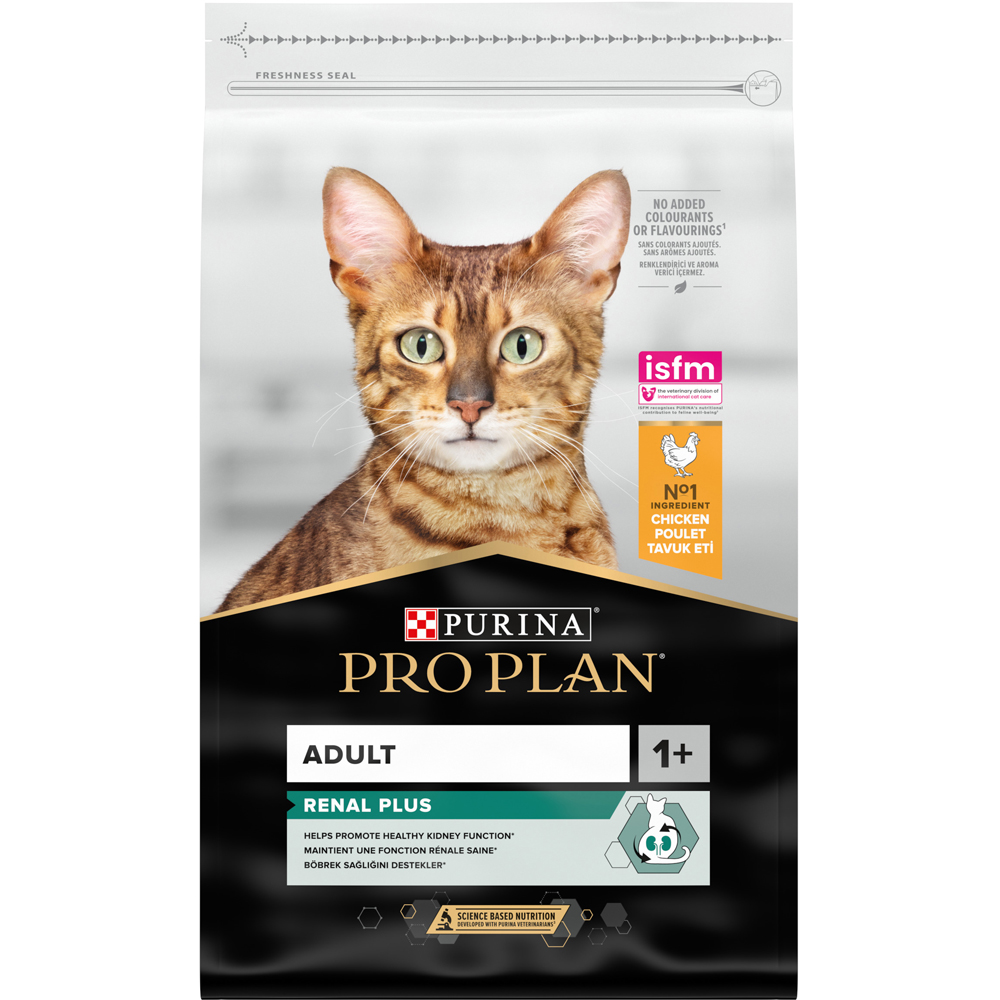 Hrana uscata pentru pisici PURINA PRO PLAN Renal Plus, Adult, Pui, 10 kg