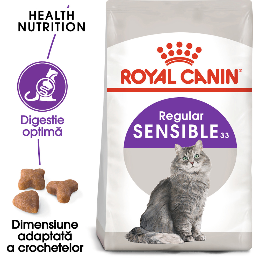 Hrana uscata pentru pisici ROYAL CANIN FHN Sensible, Adult, Pasare, 400 g
