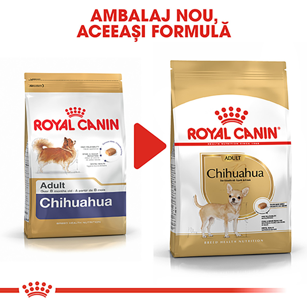 Hrana uscata pentru caini ROYAL CANIN BHN Chihuahua, Adult, Pasare, 1.5 kg