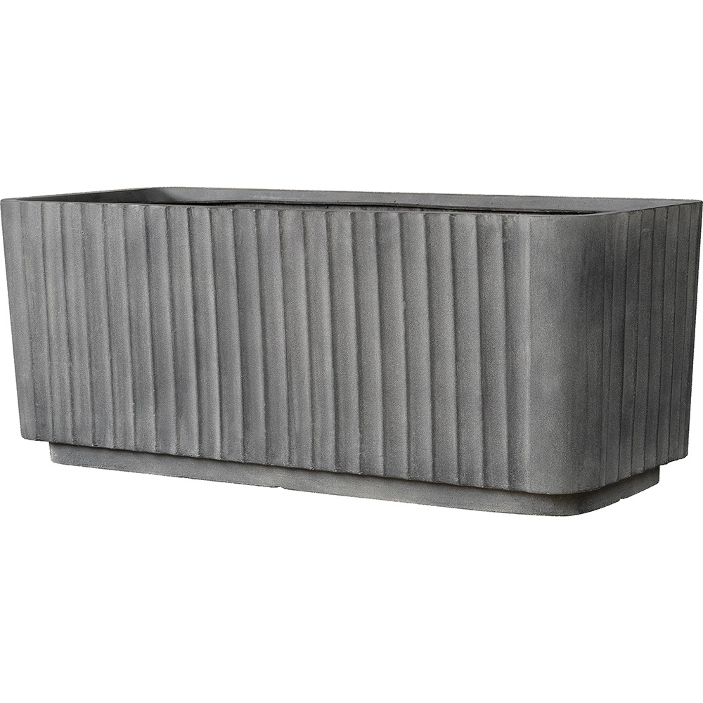Jardiniera DEROMA Link, 98 x 39 x 36 cm, fibre sintetice, antracit