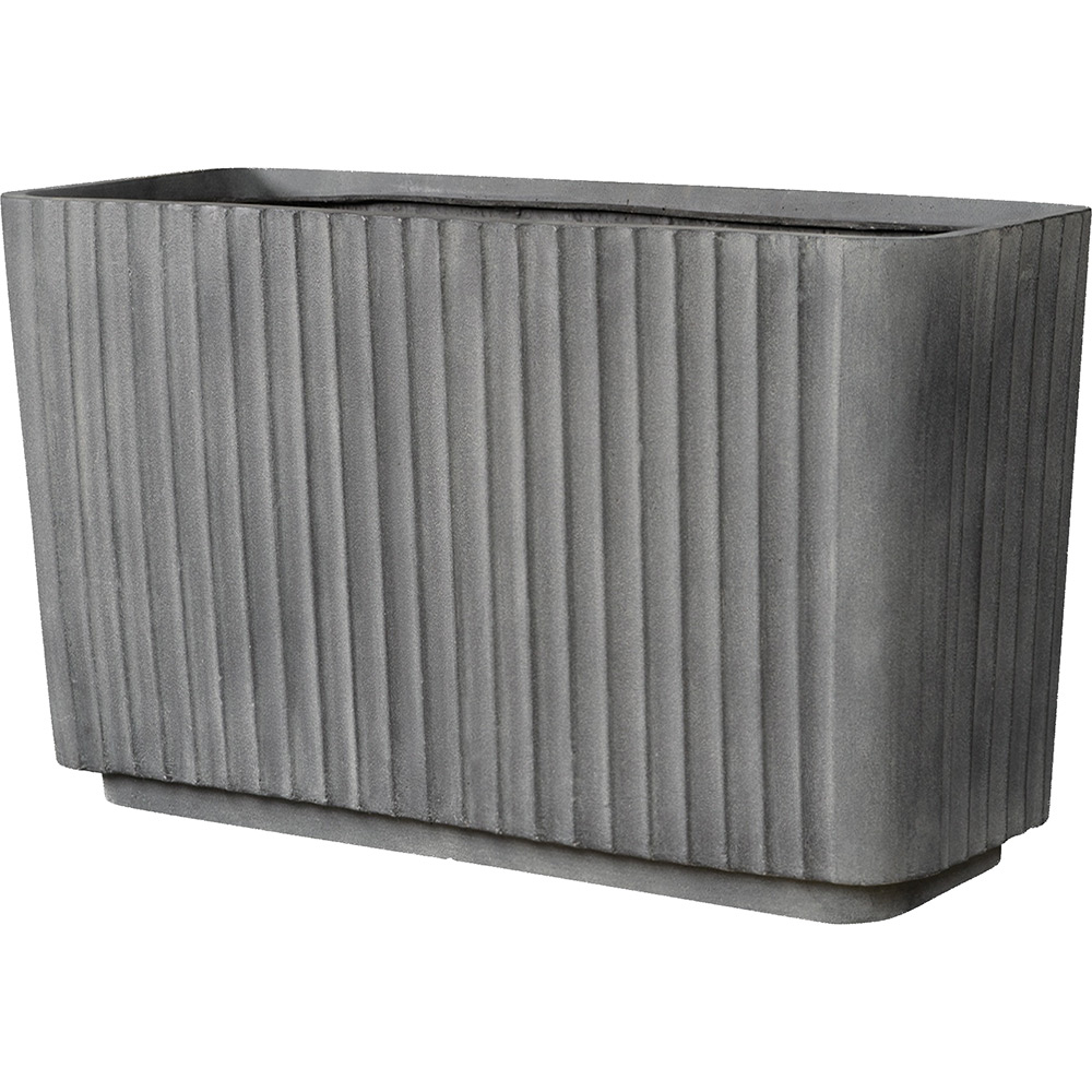 Jardiniera DEROMA Link Tall, 95 x 36 x 65 cm, fibre sintetice, antracit