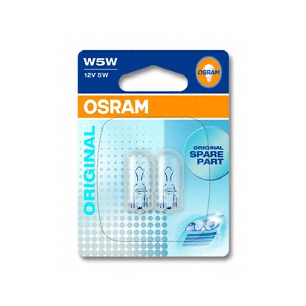 Bec auto OSRAM Original, 12V, 5W W5W, 2 buc