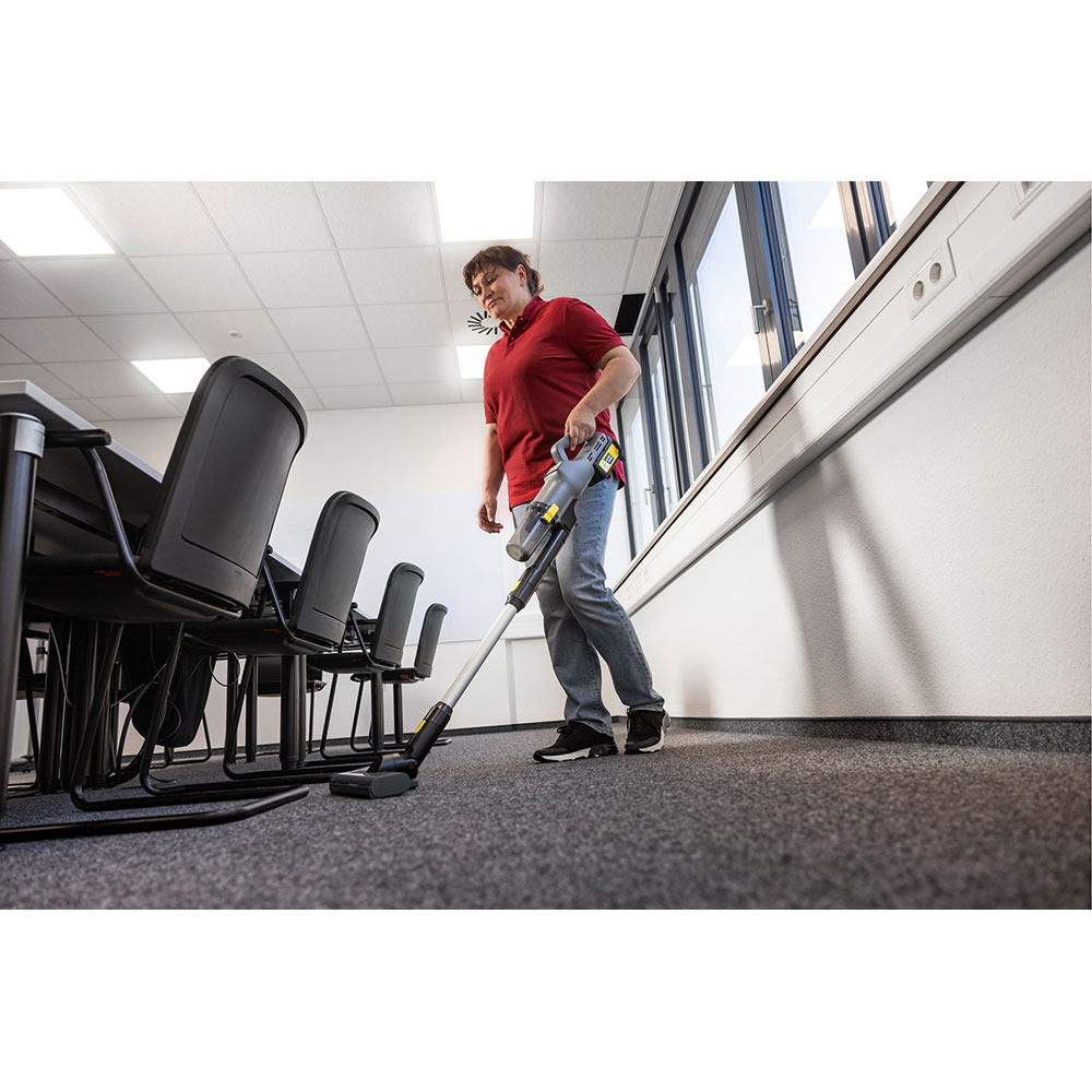 Aspirator vertical KARCHER PROFESIONAL LVS 1/2 Bp 1.394-112.0, 0.35l, autonomie max 45 min, gri antracit-negru