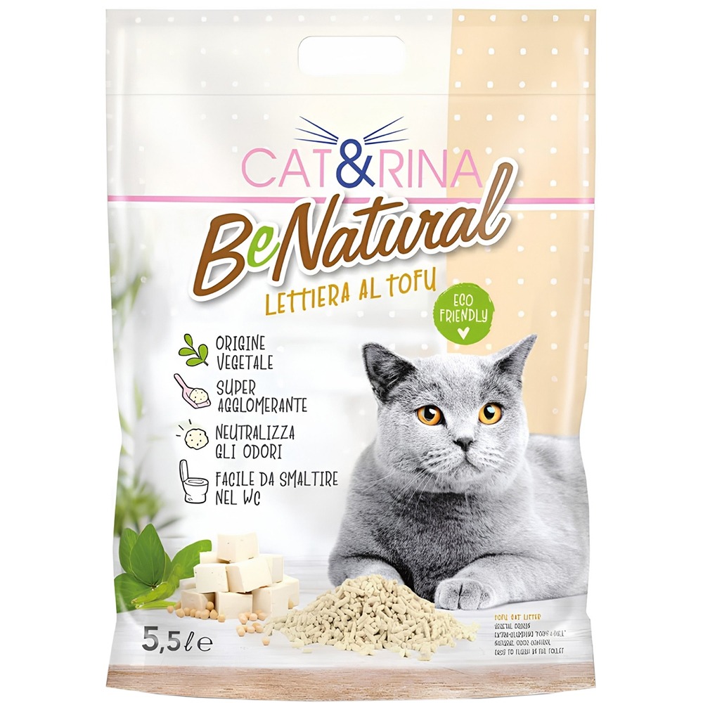 Asternut igienic RECORD Vegetal, tofu, 5.5 l