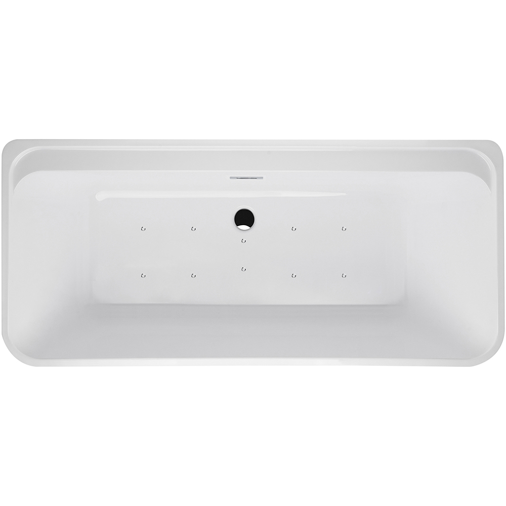 Cada baie freestanding FIBREX Nakina Aeoromasaj H9, acril, 170 x 75 x 60 cm, alb