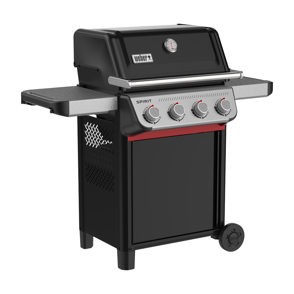 Gratar gaz WEBER Spirit E415, 63 x 64.5 cm, 4 arzatoare, negru