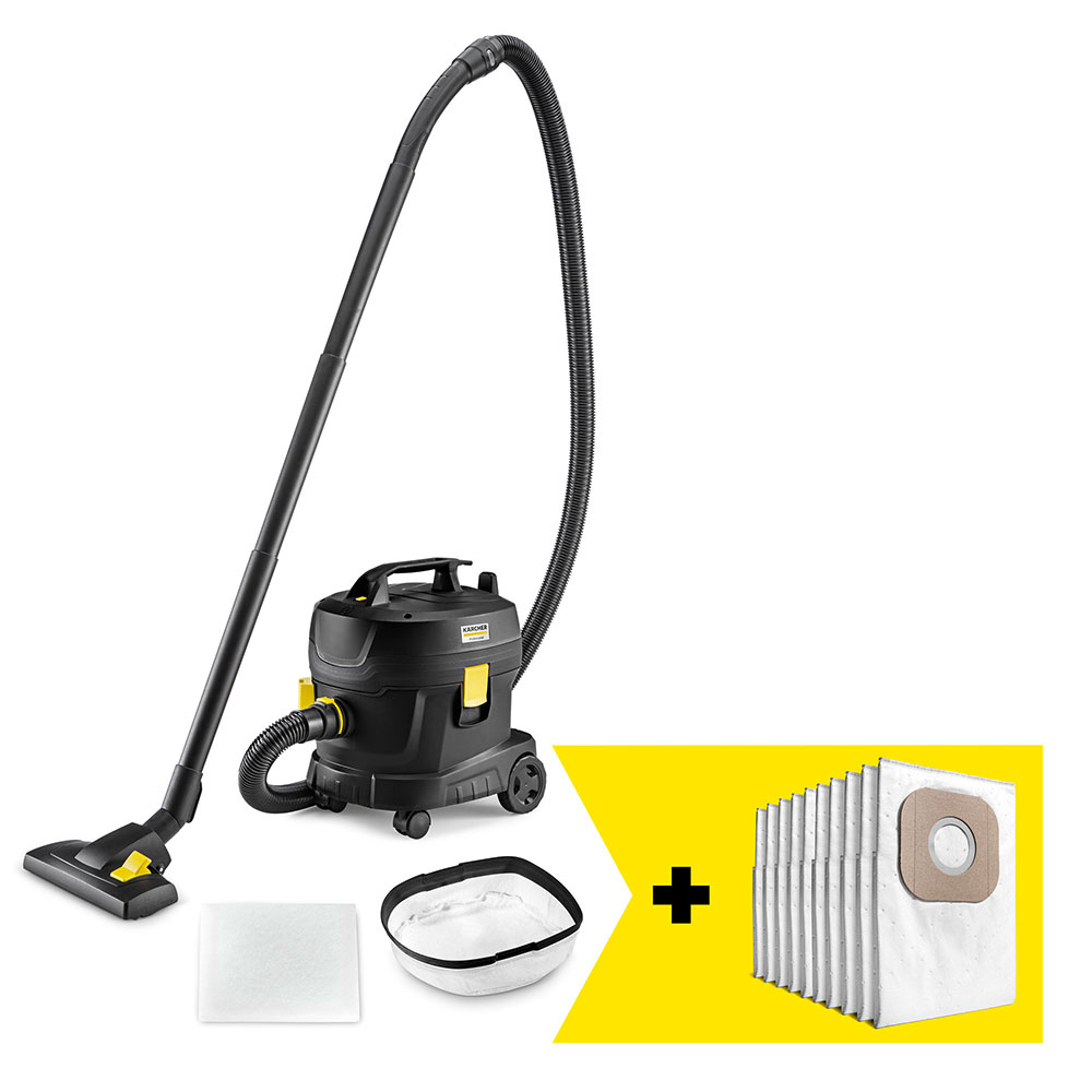 Aspirator cu sac KARCHER T 11/1 Classic 1.527-222.0, 11l, 850W, 71dB, negru