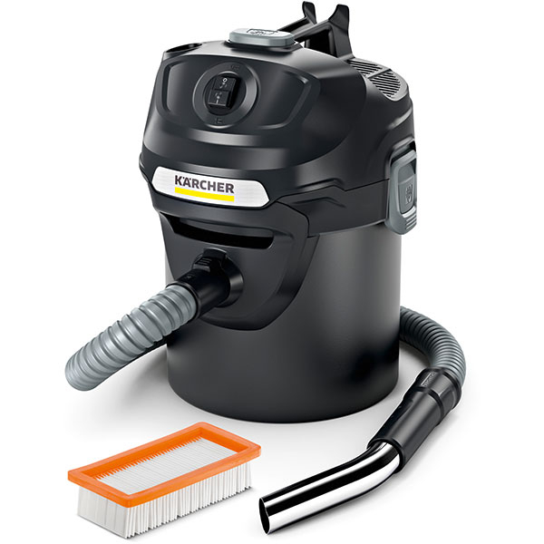 Aspirator cenusa KARCHER AD 2 1629711, 17l, 1000W, 82dB, negru