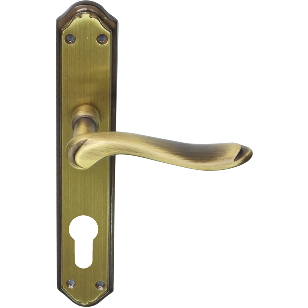 Maner usa cu sild VEROFER Fiore, alama, 120 mm, bronz