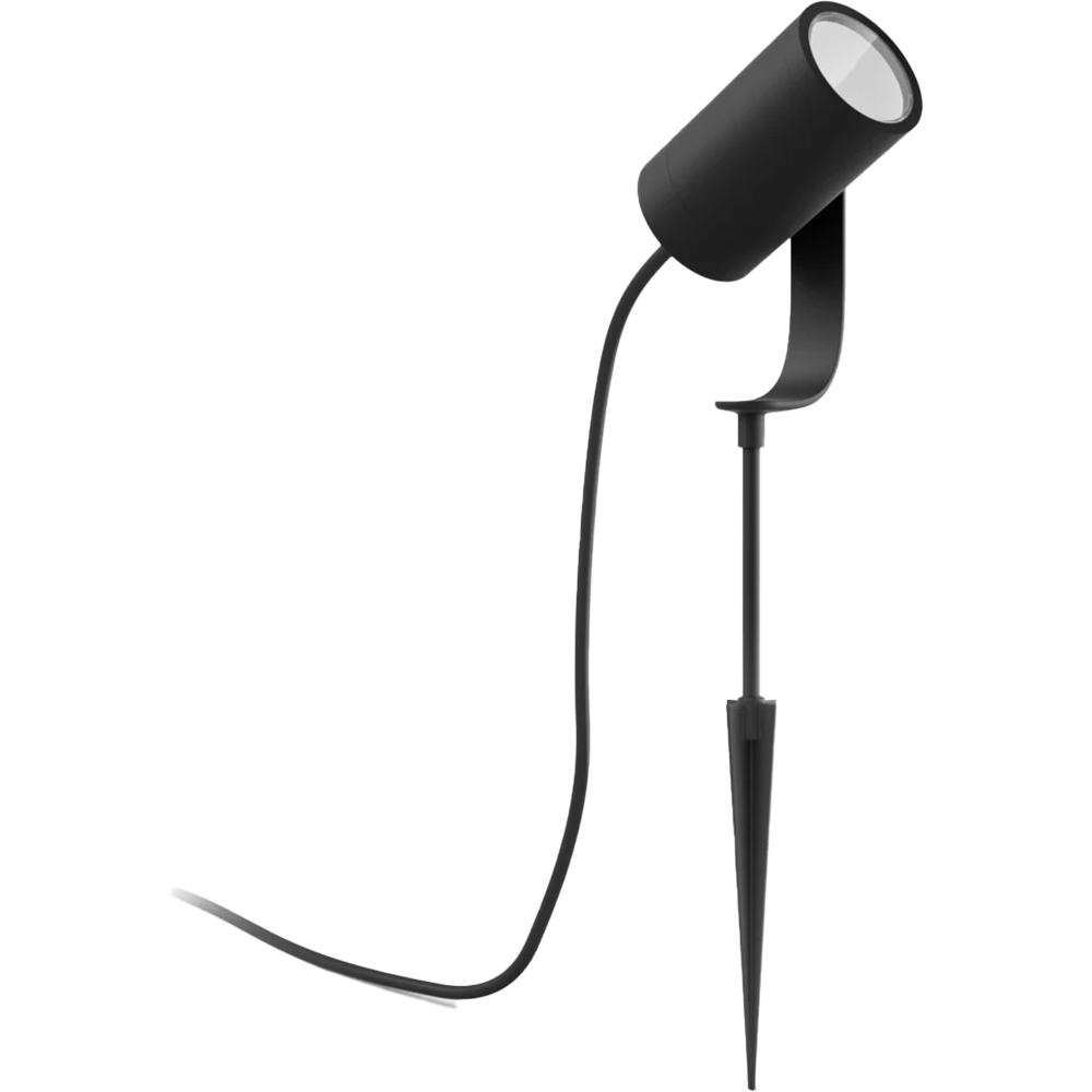 Spot LED RGB PHILIPS HUE Lily, 8W, 590lm, IP65, negru