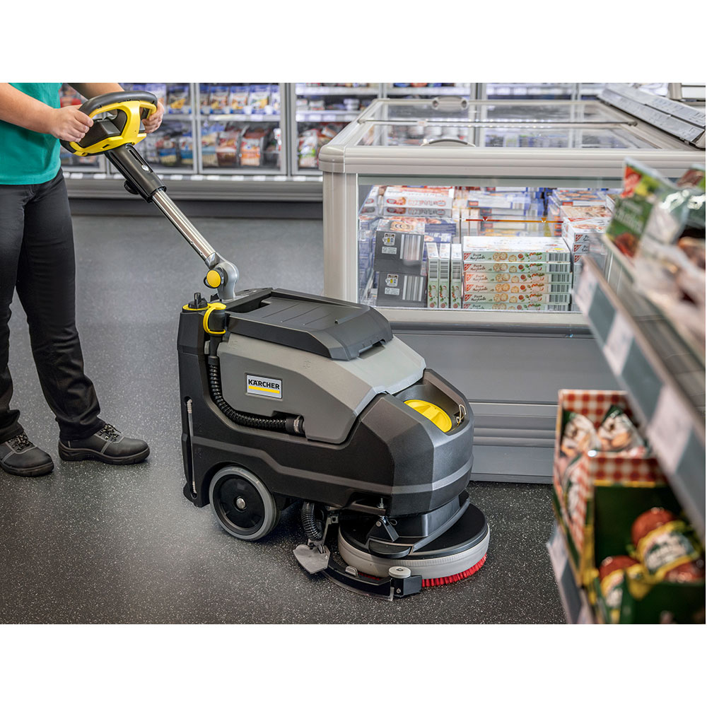 Aparat pentru lustruit podele KARCHER PROFESIONAL BD 35/15 C Classic Bp Pack 1.783-442.0, 15l, 500W, gri antracit