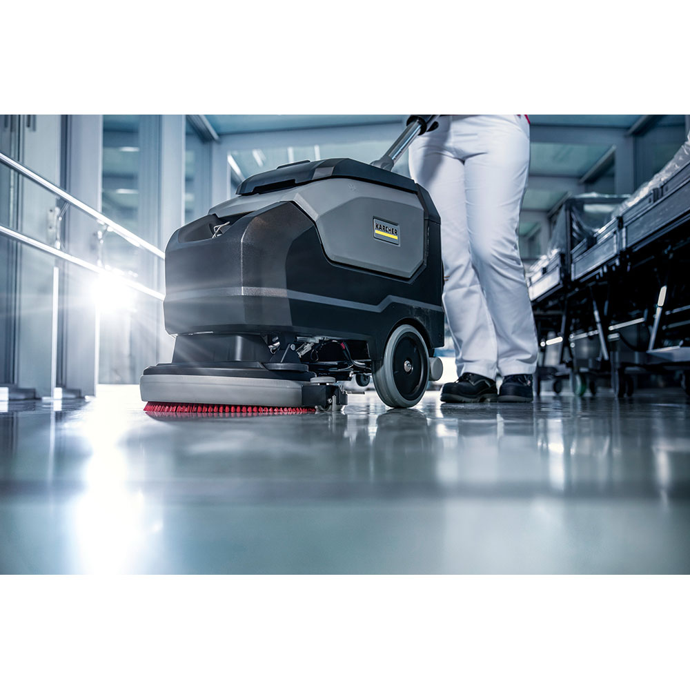 Aparat pentru lustruit podele KARCHER PROFESIONAL BD 35/15 C Classic Bp Pack 1.783-442.0, 15l, 500W, gri antracit
