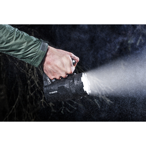Lanterna LED VARTA Indestructible BL20 Pro, 400 lumeni, 6xAA, negru