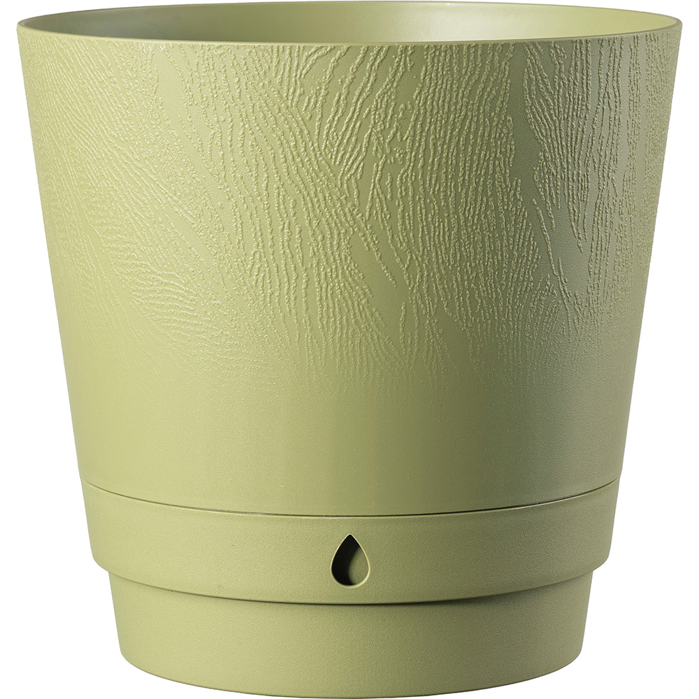 Ghiveci plante DEROMA Dune Pot, D22 cm, plastic, verde