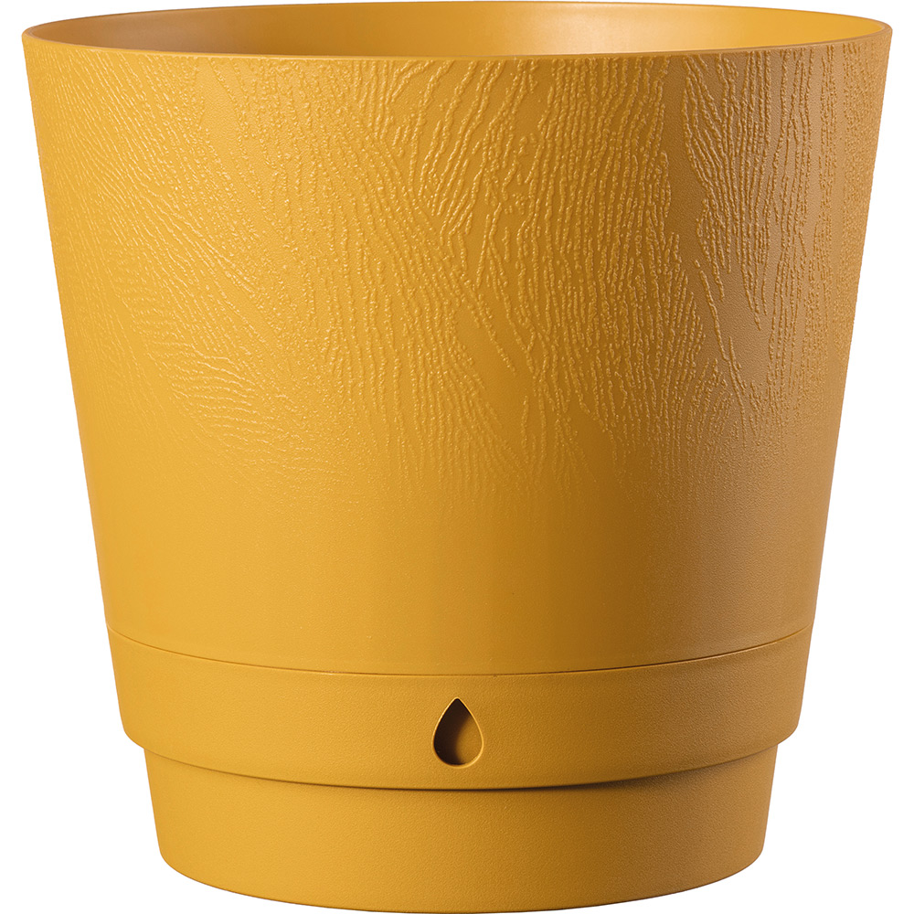 Ghiveci plante DEROMA Dune Pot, D15 cm, plastic, galben